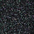 thumbnail image 2 of Miyuki Delica Seed Beads – Size 11/0, DB1001, Metallic Purple-Grn Gold Iris, 7.2 g, Approx. 1440 Pcs, 2 of 7