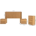 thumbnail image 4 of Recamara KS 4 Piezas Katir Sin Espejo Natural - Kessa Muebles, 4 of 5