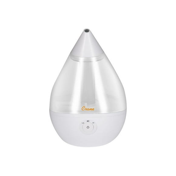 Crane EE-5302CW - Humidifier - clear/white