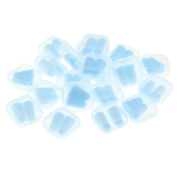 Tapones para los oídos de espuma shamjiam 20 pares para dormir