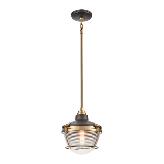 Elk Home Seaway Passage 1 Light Pendant, Modern, Oil Rubbed Bronze