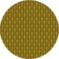 thumbnail image 1 of Ahgly Company Indoor Round Patterned Dark Bronze Brown Area Rugs, 8' Round, 1 of 6