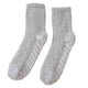 thumbnail image 1 of Qarigey 1 par de calcetines de poliéster para mujer, lavables, reutilizables, elegantes, informales, transpirables, de Color sólido, antideslizantes, Medias gris claro, 1 of 6