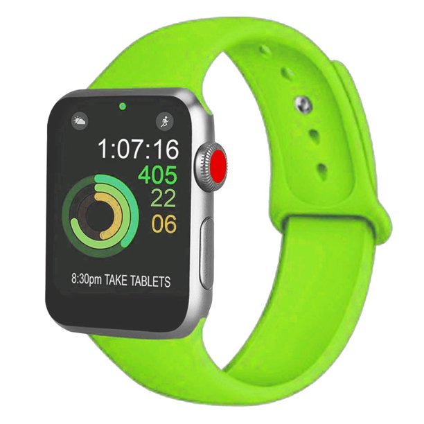 Correa de reloj deportivo compatible con Watch 38-40 mm Correa deportiva de repuesto de silicona suave Compatible con iWatch Series 5/4/3/2/1, S/M, M/L MFZFUKR 2033269-15
