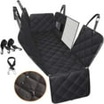 thumbnail image 1 of Dog Car Seat Cover Protector with Side Flaps From Scratching for Dogs with Mesh Viewin G Window & Storage Pocket Pet Seat Cover for Back Seat of Car/SUV/Truck with Dog Seat Belt, 1 of 6
