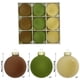 thumbnail image 3 of Bolas de Navidad flocadas, adornos de bolas para árbol de Navidad, bolas de plástico, adornos colgantes decorativos de Navidad, decoración para árbol de Navidad, 3 of 4