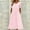 Pink, variant on Sentmoon Plus Size Summer Dresses Short Sleeve Sundresses for Women Solid Color Loose Crew Neck Womens Summer Dresses Casual with Pockets Comfy for Beach Vacation L