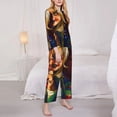 thumbnail image 4 of Lsque Chucky Pattern Long Sleeve Pajama Set for Women - Soft 2-Piece Sleepwear and Loungewear Set with Pockets, Comfy Nightwear, 4 of 8