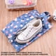 thumbnail image 3 of Cateissary Bolsa de zapatos de viaje portátil Bolsa con cremallera Organizador de almacenamiento Bolsas impermeables Multicolor Almacenamiento y organización del hogar flores azul real, 3 of 6