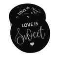 thumbnail image 1 of Inkdotpot Pack Of 50 Real Silver Foil Paper Tags Love Is Sweet Wedding Favor Hang Tags, 1 of 7