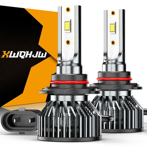 2X XWQHJW 9005 LED Headlight Bulbs 30000Lumens Kit High Beam Super Bright White