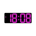 thumbnail image 1 of Reloj despertador con espejo de fuente grande, reloj LED multifunción, reloj electrónico con batería enchufable, reloj despertador de doble propósito, 1 of 6