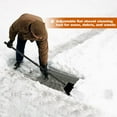 thumbnail image 4 of Garden Shovel Ice Scraper for Cleaning, Snow Flat Shovel with Adjustable Long Handle and Heavy Duty Sharp Blade, Cleaning Weed Remove Tool for Lawn Edging Back Yard Sidewalk Grass, 4 of 6