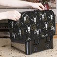 thumbnail image 2 of Toaster Covers 2 Slice, Gothic Style Cool Goat Skull Waterproof Bread Machine Cover Fits for Standard 2 Slice Toasters, Home Decor Toaster Protection with Hanging Rope, 2 of 7