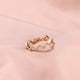 thumbnail image 5 of Anillos para mujer, regalos para mujer, patrón dorado, circonitas para mi hija, altibajos, anillos de oro, 5 of 5
