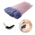 thumbnail image 2 of 50Pcs Disposable Wands Eyelash Brushes Makeup Eyelash Extension Light Purple, 2 of 9