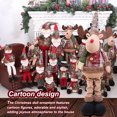 thumbnail image 3 of Naiovety Lint Christmas Doll Portable Adorable House Restaurant Holiday Showcase Decoración de árbol de Navidad Festival Regalo de cumpleaños Kits de decoración para fiestas Animal, 3 of 6