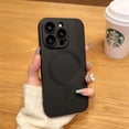 thumbnail image 3 of 2024 New Luxury Magnetic Matte Lens Protection Phone Case For iPhone 15 14 11 13 12 Pro Max Plus Magsafe Wireless Charging Cover, 3 of 5