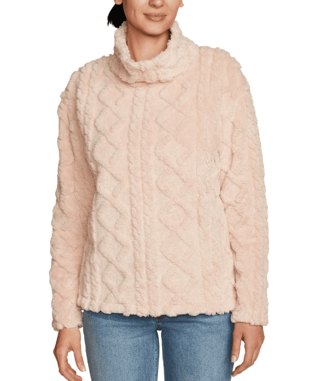 Eddie Bauer Women's Long Sleeve Polar Fleece Quarter Zip Pullover