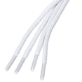 thumbnail image 3 of INSPIRE CHIC Unisex Thick Solid Color Round Shoelaces for Leather Boots White 140 cm/55", 3 of 4