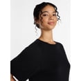 thumbnail image 5 of Joyspun Women's French Terry Knit Sleep Top with Short Sleeves, Sizes XS-3X, 5 of 6