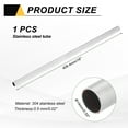 thumbnail image 2 of Uxcell 1 PCS 304 Stainless Steel Tubing, 14mm OD 0.5mm Wall Thickness 406.4mm Long Round Metal Pipe Steel Tube for Industrial Machinery, 2 of 6