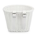 thumbnail image 3 of 1Set Rattan Wicker Bicycle Front Basket+Bell++Stickers Adjustable Handwoven Adult Bike Handlebar Accessories, 3 of 5