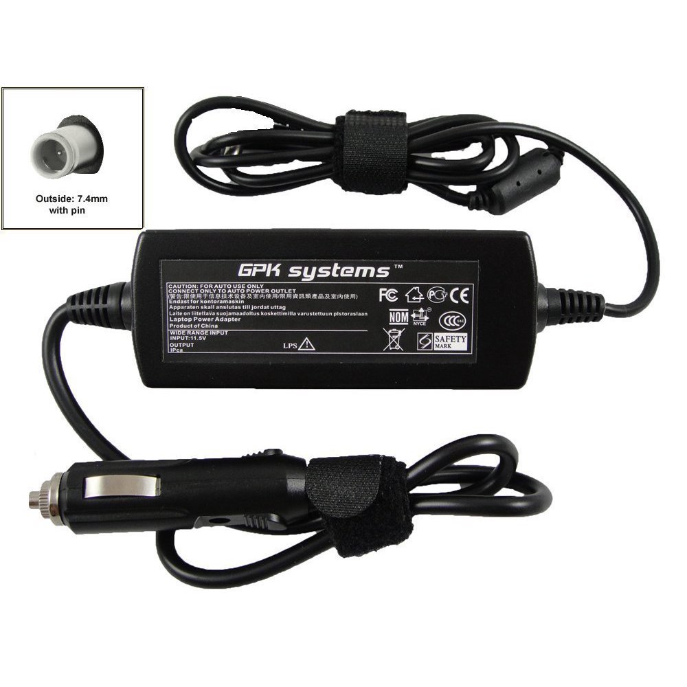 GPK Systems 90W DC Car Charger Adapter for Dell Latitude 14 Rugged 5414