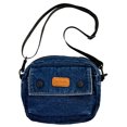 thumbnail image 1 of Bolso Bandolera Mezclilla para Mujer Bolso Hombro Informal Jean Bolso (azul Oscuro), 1 of 9