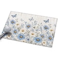 Blue Daisies Washable Small Entryway Area Rugs 2'x3', Summer Flower ...