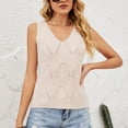 thumbnail image 2 of IROINNID Women's Casual Summer Solid Color Knitting Camisole Loose V-Neck Tank Tops Clearance, 2 of 2