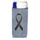 thumbnail image 1 of Cinta negra para la conciencia del cáncer de melanoma Ultra Aisladores de bebidas para latas delgadas AN1216MUK Caroline's Treasures AN1216MUK, 1 of 1
