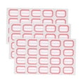 thumbnail image 4 of LEORX Red Simple Design Self-Adhesive Stickers 12 Sheets for Home Office and Classroom Organization, 4 of 8