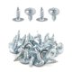 thumbnail image 1 of IMScrews - Tornillos para madera con cabeza de armadura #8 x 1/2 pulgadas, 200 piezas, arandelas, tornillos autorroscantes de listón grande para madera/MDF/plástico, 1 of 5
