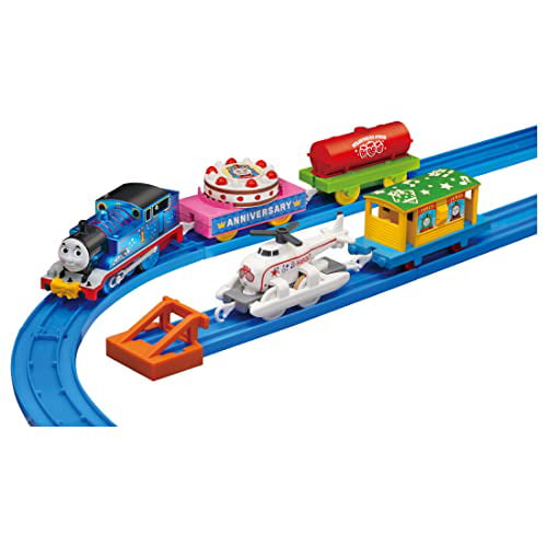 farmacia persona que practica jogging eje Takara Tomy "Plarail Thomas 30th Anniversary Kirakira Thomas and Harold's  Party Collection" Train Train Toy 3 Years Old and Over Passed Toy Safety  Standards ST Mark Certification PLARAIL TAKARA TOMY - Walmart.com
