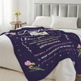 thumbnail image 3 of Daughter Gifts from Mom Dad, Gifts for Daughters Adult, Daughter Birthday Gifts, Daughter Gifts Idea, Daughter Gift from Mother Father, Daughter Christmas Valentines Gifts Blanket 50"x60", 3 of 6