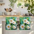 thumbnail image 4 of Spring Daisy Kitchen Towels Set of 3, Flowers Country Leaves Watercolor Plants Absorbent Dish Towels for Kitchen, Microfiber Hand Towel, Quick Drying Tea Towel for Cleaning Decorative Dishcloths, 4 of 7