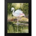 thumbnail image 2 of Unknown 11x14 Black Modern Framed Museum Art Print Titled - Flamingo, 2 of 5