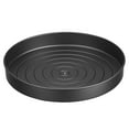 thumbnail image 3 of mDesign Lazy Susan Metal Turntable 12" Spinner, Kitchen Organization - Black, 3 of 6