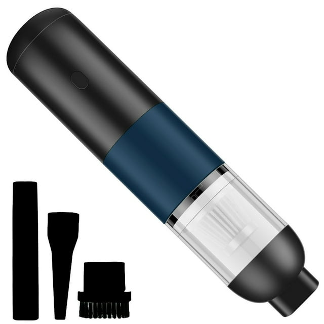 Mini Car Vacuum Cleaner 9000Pa Suction Powerful Handheld Cordless 5000mAh USB Rechargeable 120W Portable for Home Office Cleaning