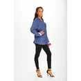 thumbnail image 3 of Women’s Denim Long Sleeve Causal Blouse Shirts Soft Lightweight Fashion, 3 of 4