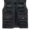 thumbnail image 5 of DIOAZUD Men's Outdoor Fishing Work Safari Vest Mesh Breathable Lightweight Travel Photo Cargo Vest Jacket with Hidden Pockets, 5 of 9