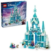 LEGO Disney Frozen Elsas Ice Palace Building Set for Kids, Princess Castle with Anna and Elsa Mini-Doll Figures, Disney Princess Toy Gift Idea for Girls, Boys and Movie Fans Ages 6 and Up, 43244