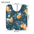 thumbnail image 5 of Yayeee Bath Rug for Bathroom Floor Non Slip Contour Fluffy Soft Absorbent Mat, 20"x24", Blue Oranges, 5 of 7