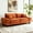 Orange, variant on 84" Comfy Corduroy Sofa Sleeper 2-Seater Deep Seating Loveseat with Pillows for Small Spaces