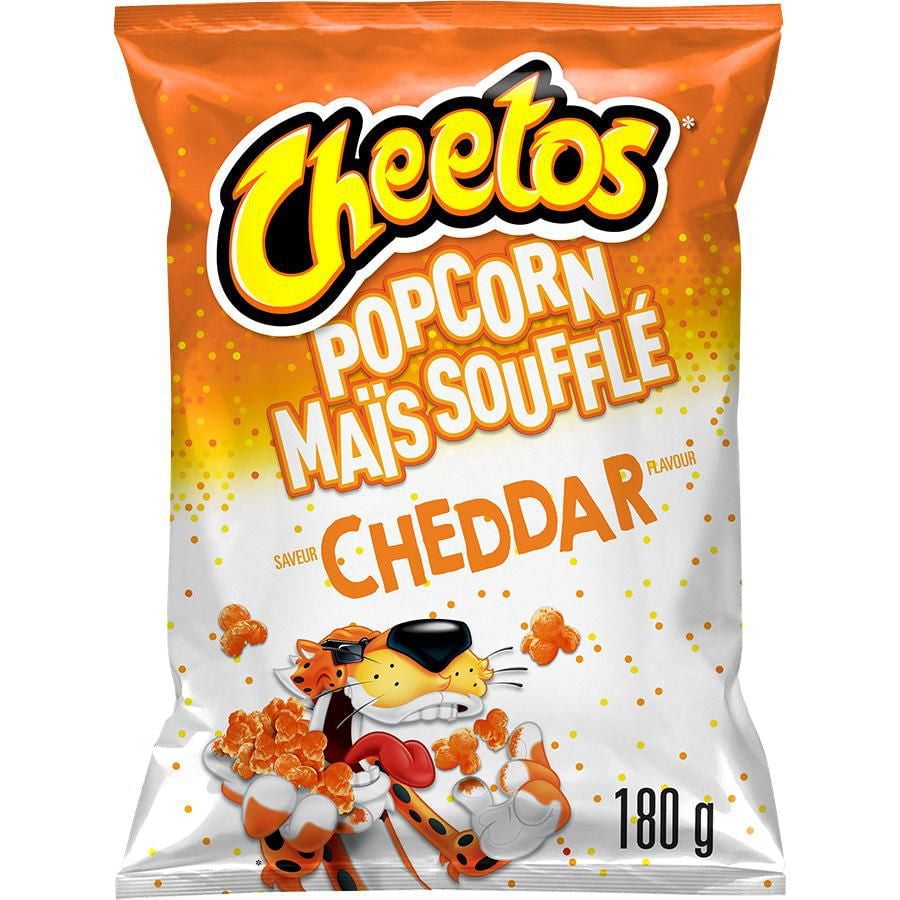 Cheetos Cheddar Popcorn Flavored Snacks - Rustito's Dulces