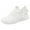 White, variant on Linfrsh Women's Walking Shoes Comfortable Athletic Sneakers Lightweight Running Shoes Ladies Pink,8