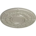 thumbnail image 3 of 33 7/8"OD x 1 3/8"P Dauphine Ceiling Medallion (Fits Canopies up to 13 1/4"), Hand-Painted Pearl White, 3 of 6