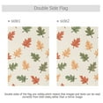 thumbnail image 4 of Yayeee Garden Flag 28" x 40" Double Sided Outdoor Yard Lawn Holiday Decorations, Green Autumn Leaves, 4 of 6