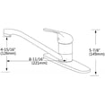 thumbnail image 2 of Hot and Cold Water Supply Kitchen Faucet # OF206-CHR, 2 of 2